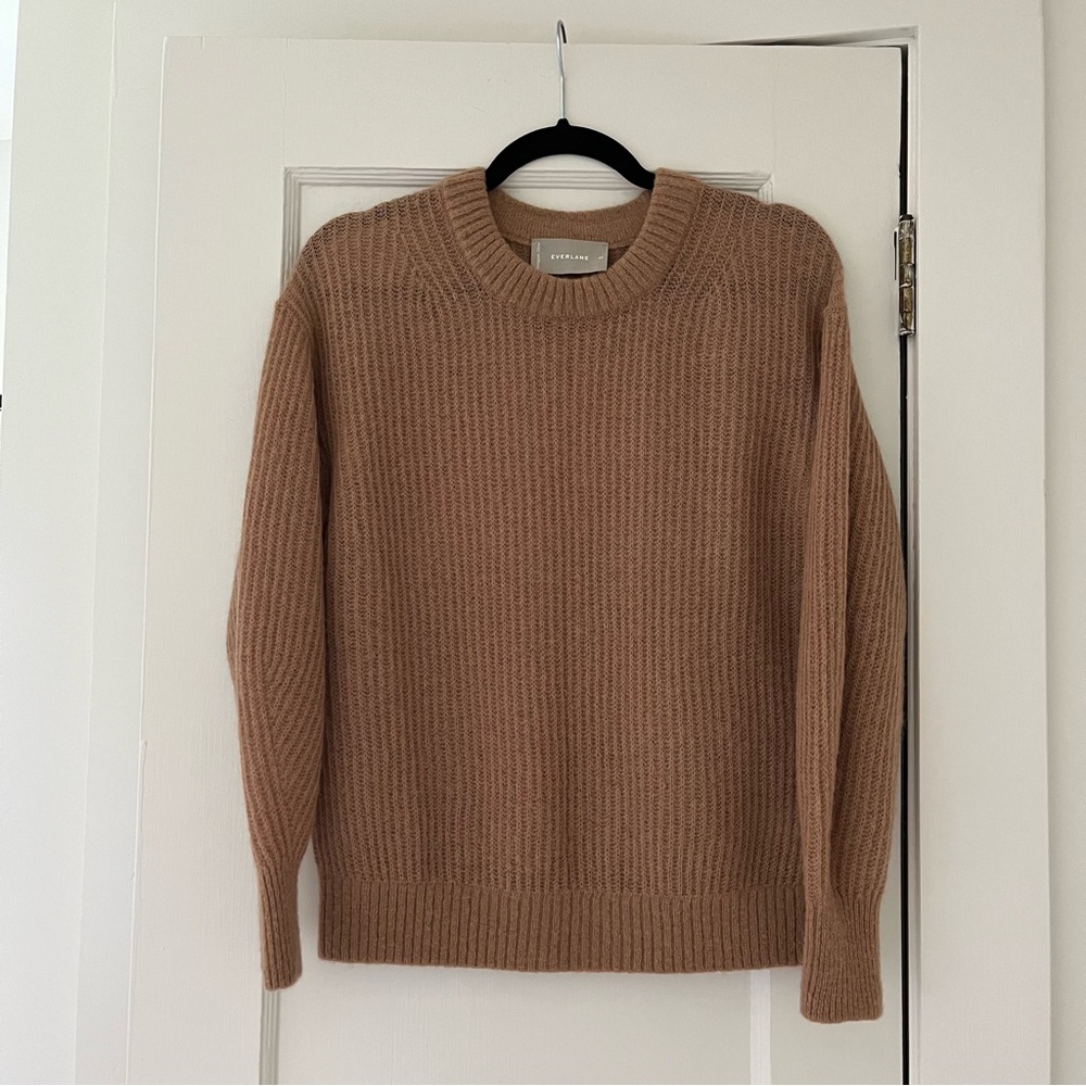 Everlane Women's Crew Neck Sweater - Tan